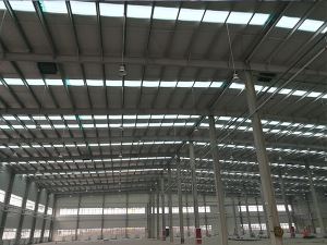 Struktur keluli cahaya kubah ruang bingkai gudang